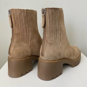 Dolce Vita Tan Suede Ankle Boots